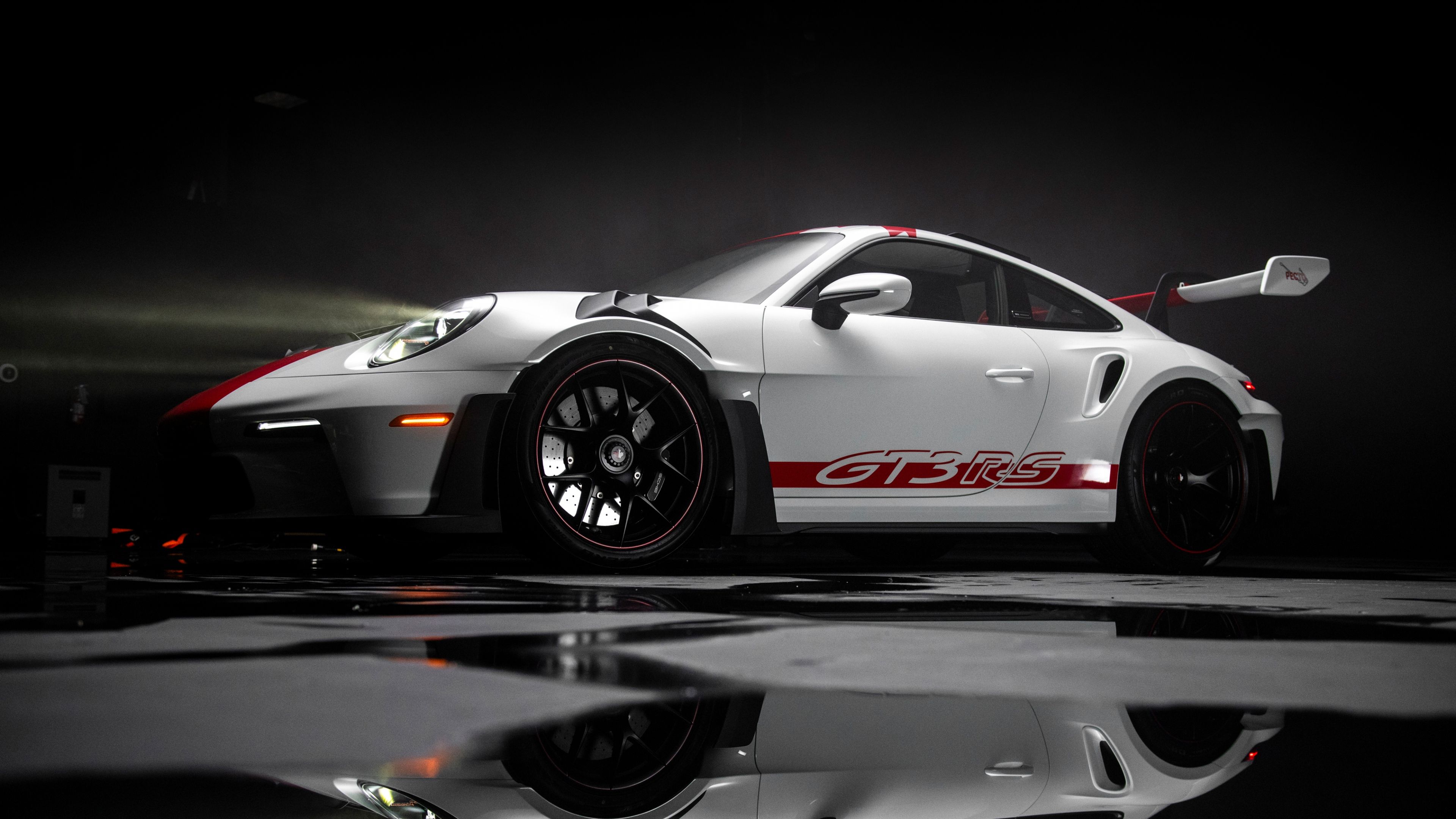 Porsche 911 GT3 RS PECTO Dark aesthetic ultra HD 4K wallpaper