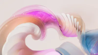 Pastel gradient 3D Render ultra HD 4K wallpaper