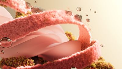 Swirls 3D Render ultra HD 4K wallpaper