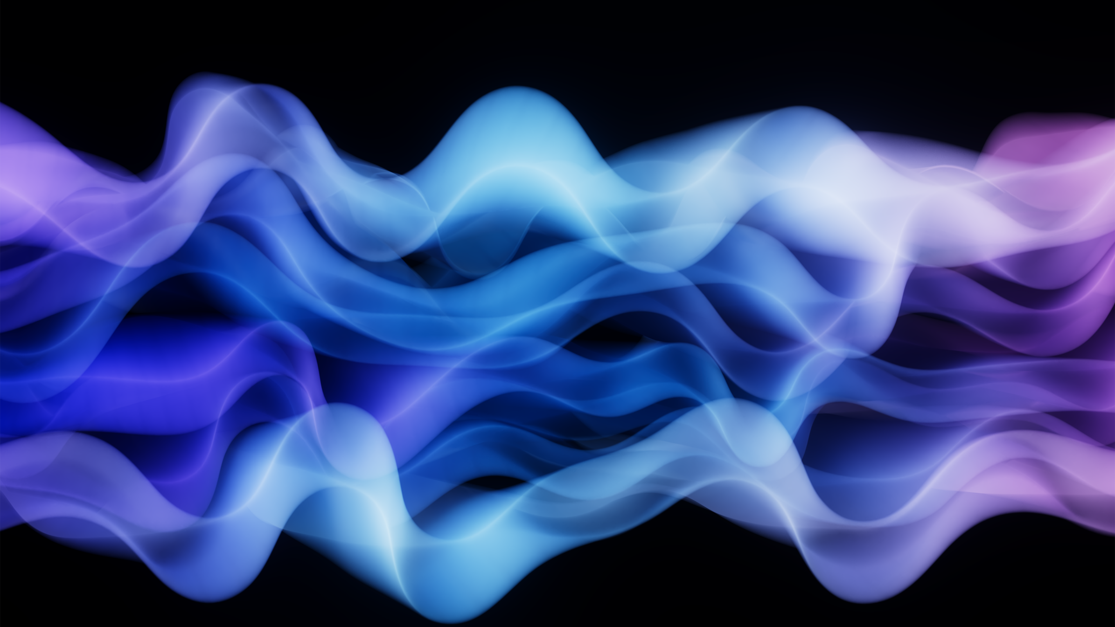 Abstract Waves Microsoft Design ultra HD 4K wallpaper