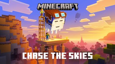Minecraft Chase the Skies Video Game ultra HD 4K wallpaper