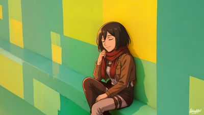 Mikasa Ackerman ultra HD 4K wallpaper
