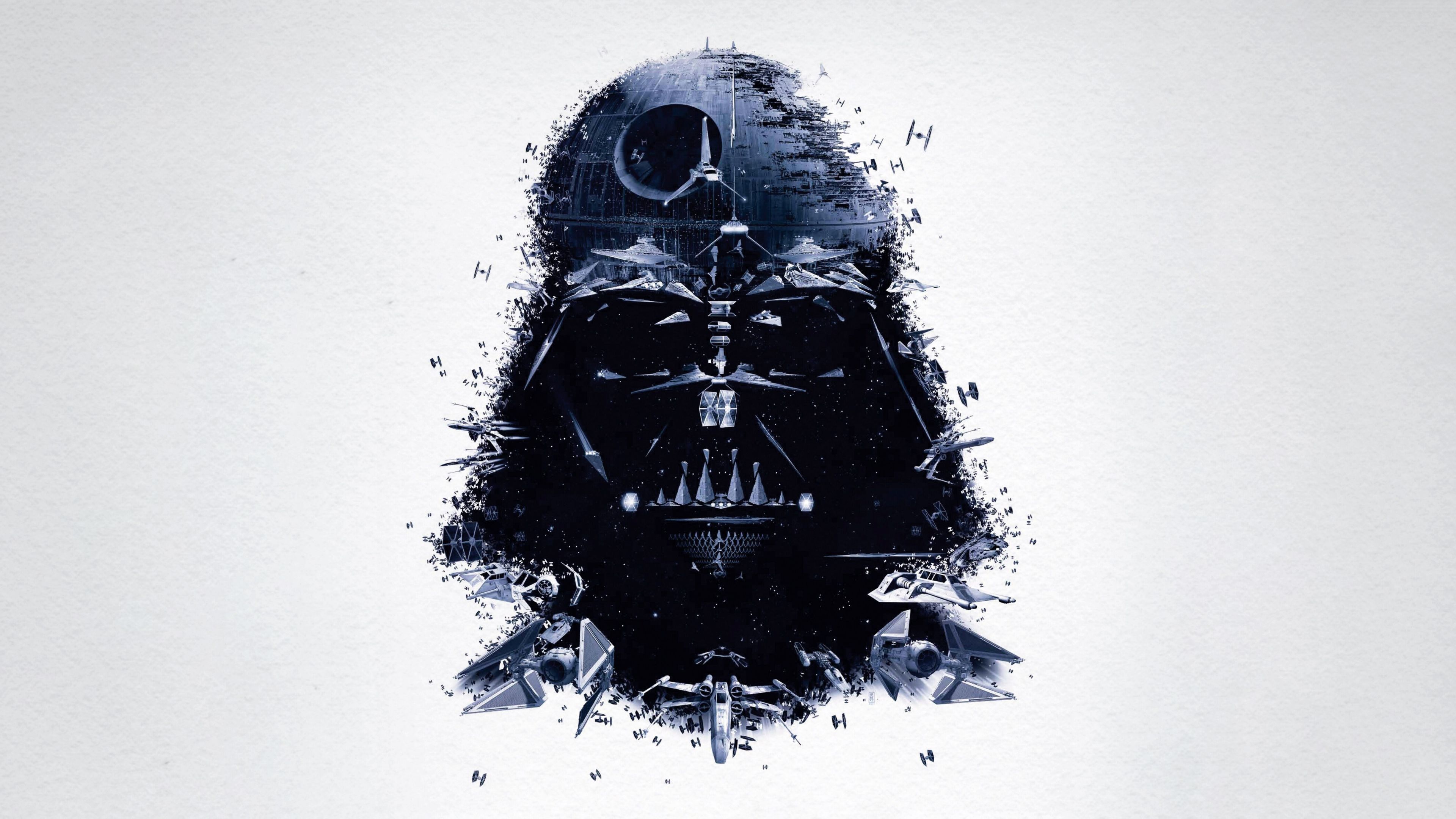 Darth Vader Death Star ultra HD 4K wallpaper