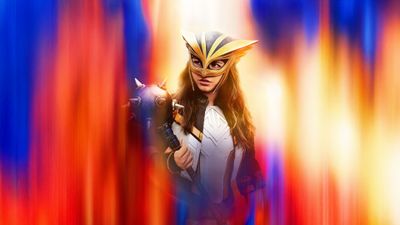 Isabela Merced Hawkgirl ultra HD 4K wallpaper
