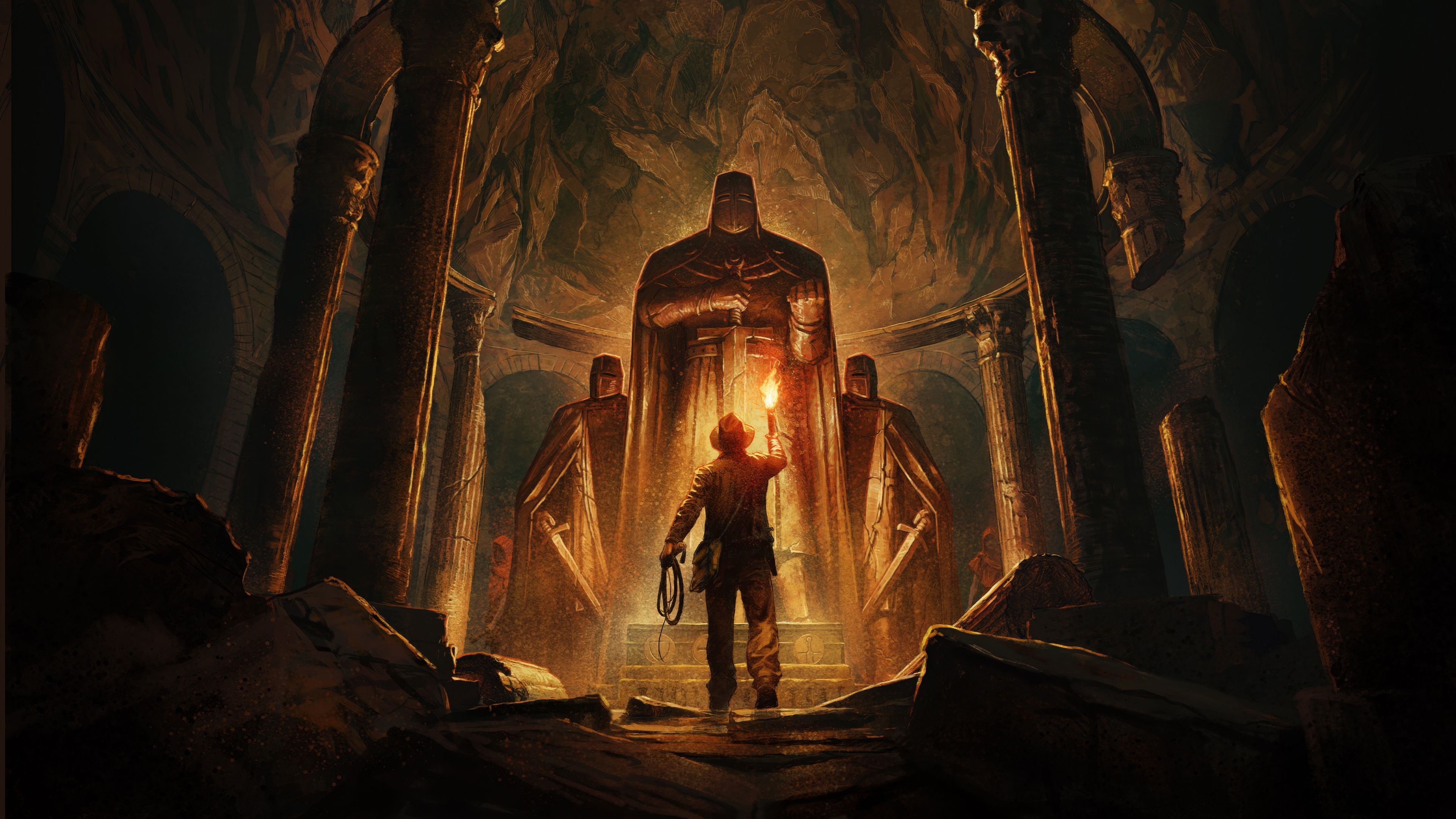 Indiana Jones and the Great Circle The Order of Giants ultra HD 4K wallpaper