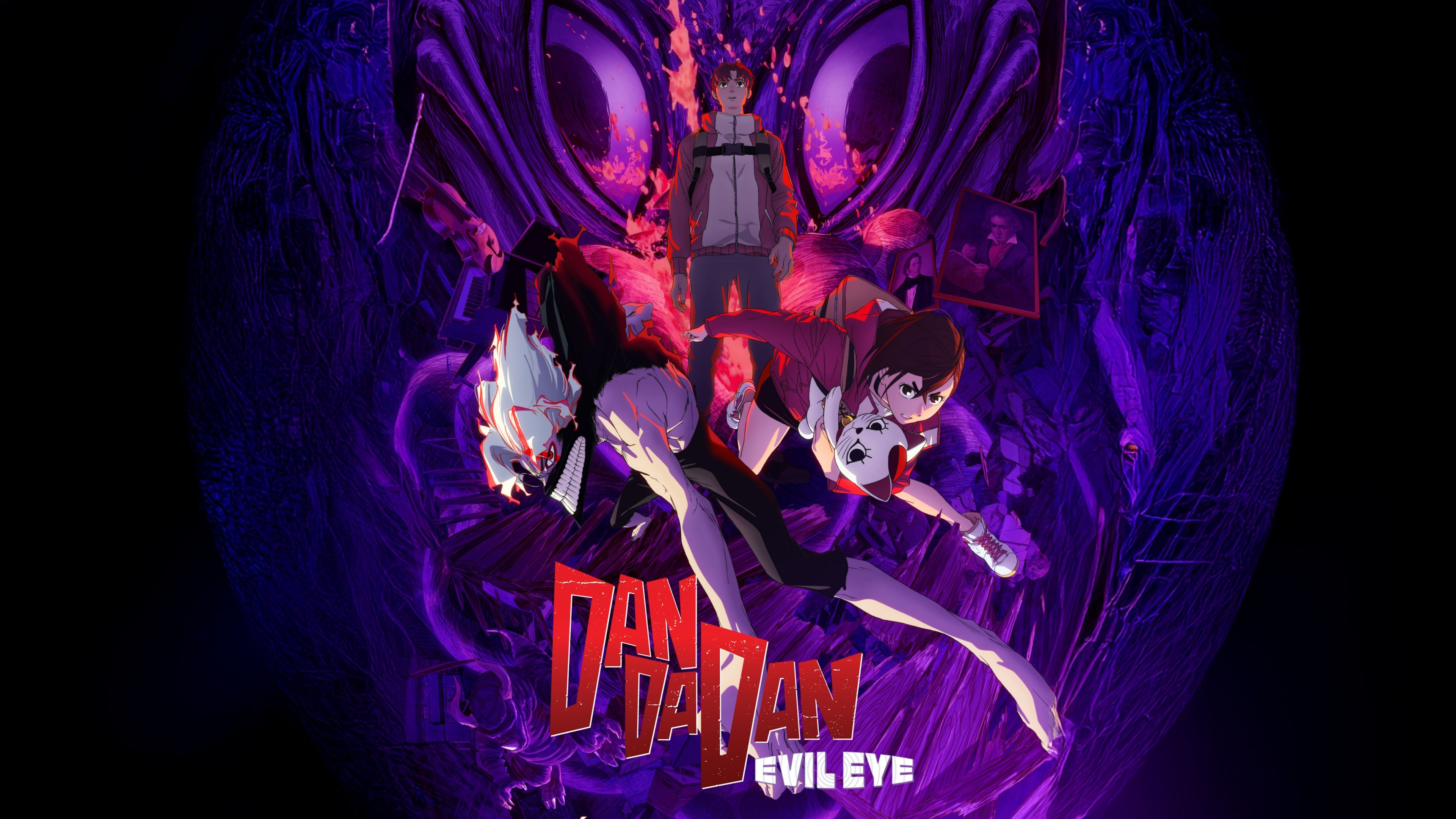 DanDaDan: Evil Eye 2025 ultra HD 4K wallpaper