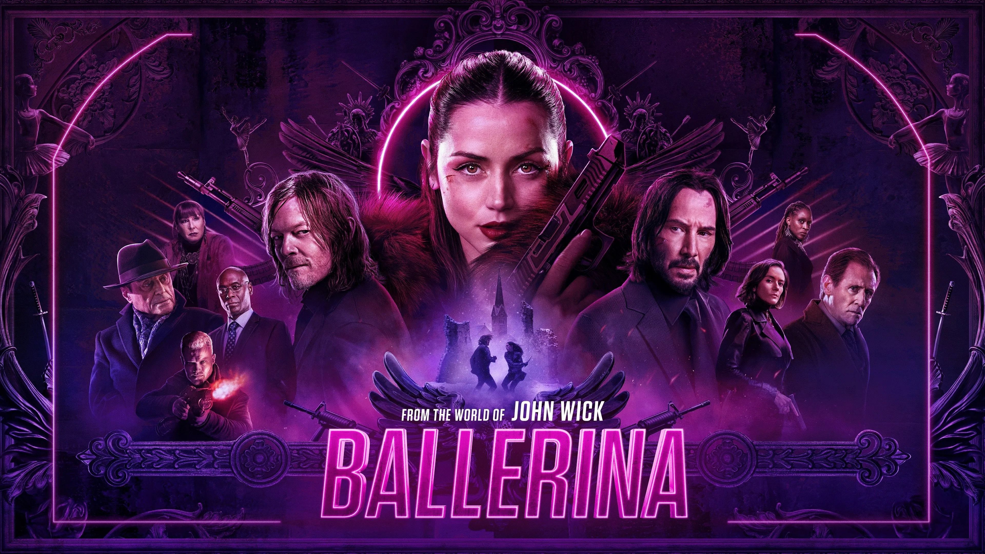 From the World of John Wick: Ballerina ultra HD 4K wallpaper