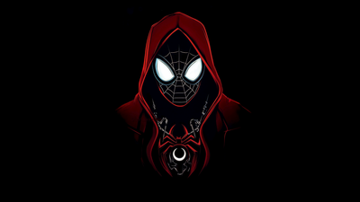 Miles Morales Red Hoodie ultra HD 4K wallpaper