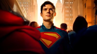 Superman (2025) Key Art ultra HD 4K wallpaper