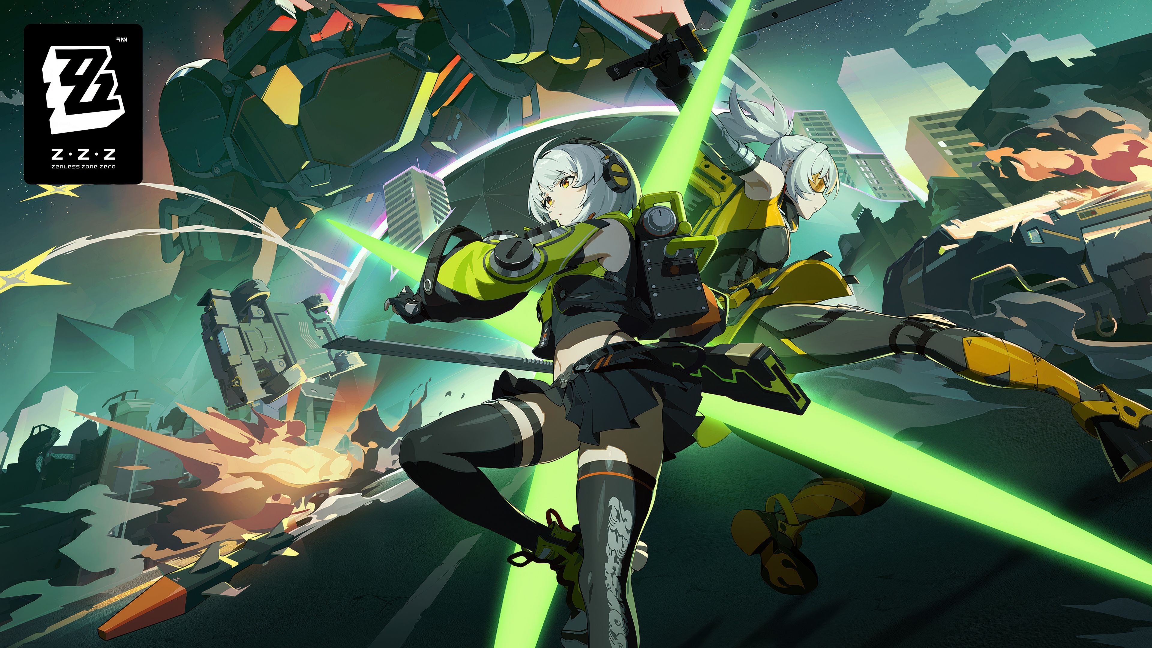 Anby Demara Zenless Zone Zero ultra HD 4K wallpaper
