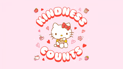 Hello Kitty Kindness ultra HD 4K wallpaper