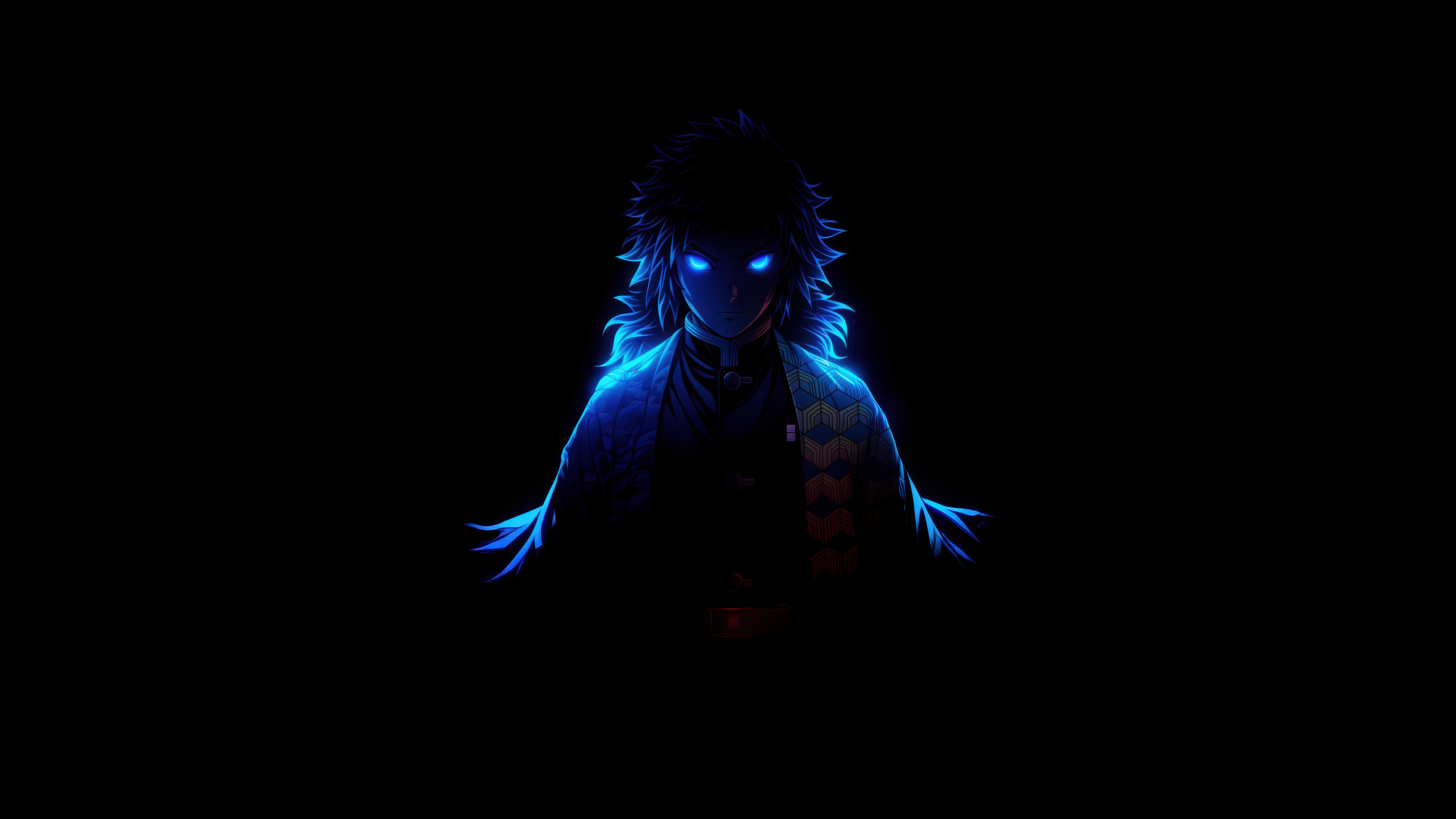 Giyu Tomioka AMOLED ultra HD 4K wallpaper