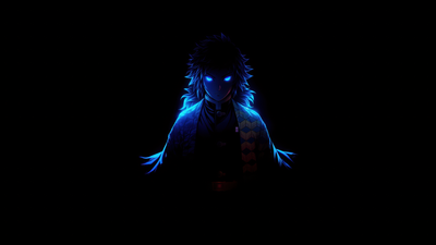 Giyu Tomioka AMOLED ultra HD 4K wallpaper