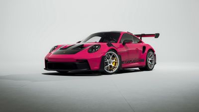 Porsche 911 GT3 RS Pink ultra HD 4K wallpaper