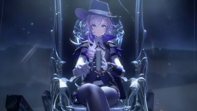 Silver Palace Anime girl ultra HD 4K wallpaper
