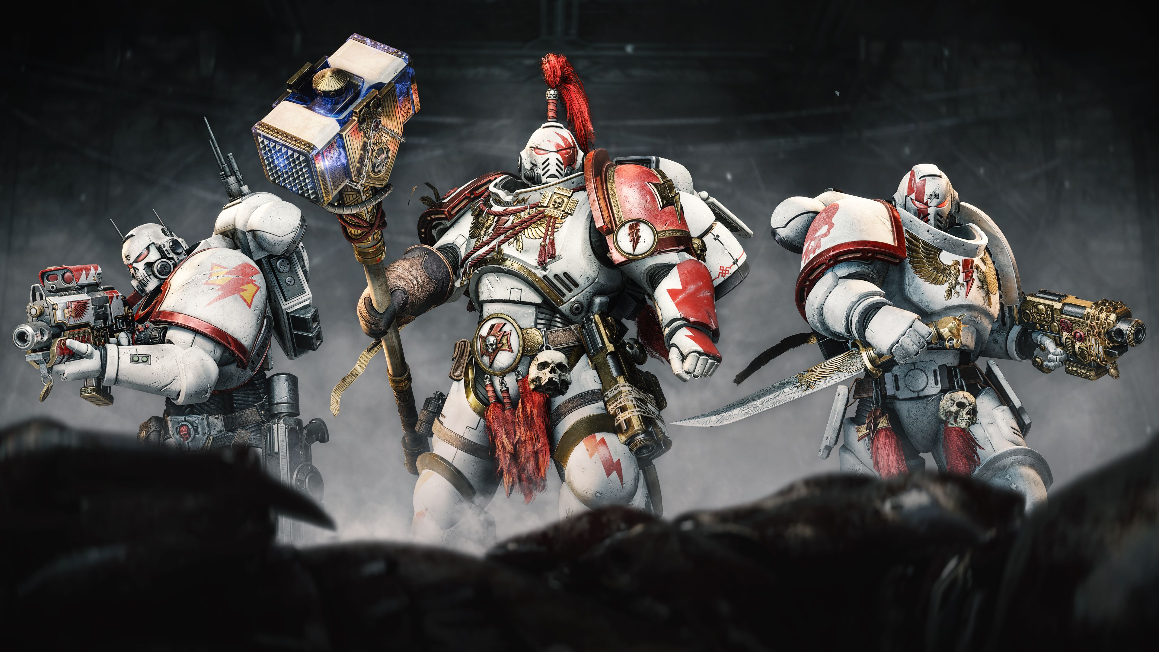 Space Marine 2 White Scars Game Art ultra HD 4K wallpaper