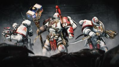 Space Marine 2 White Scars Game Art ultra HD 4K wallpaper