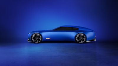 Jaguar Type 00 French Ultramarine ultra HD 4K wallpaper