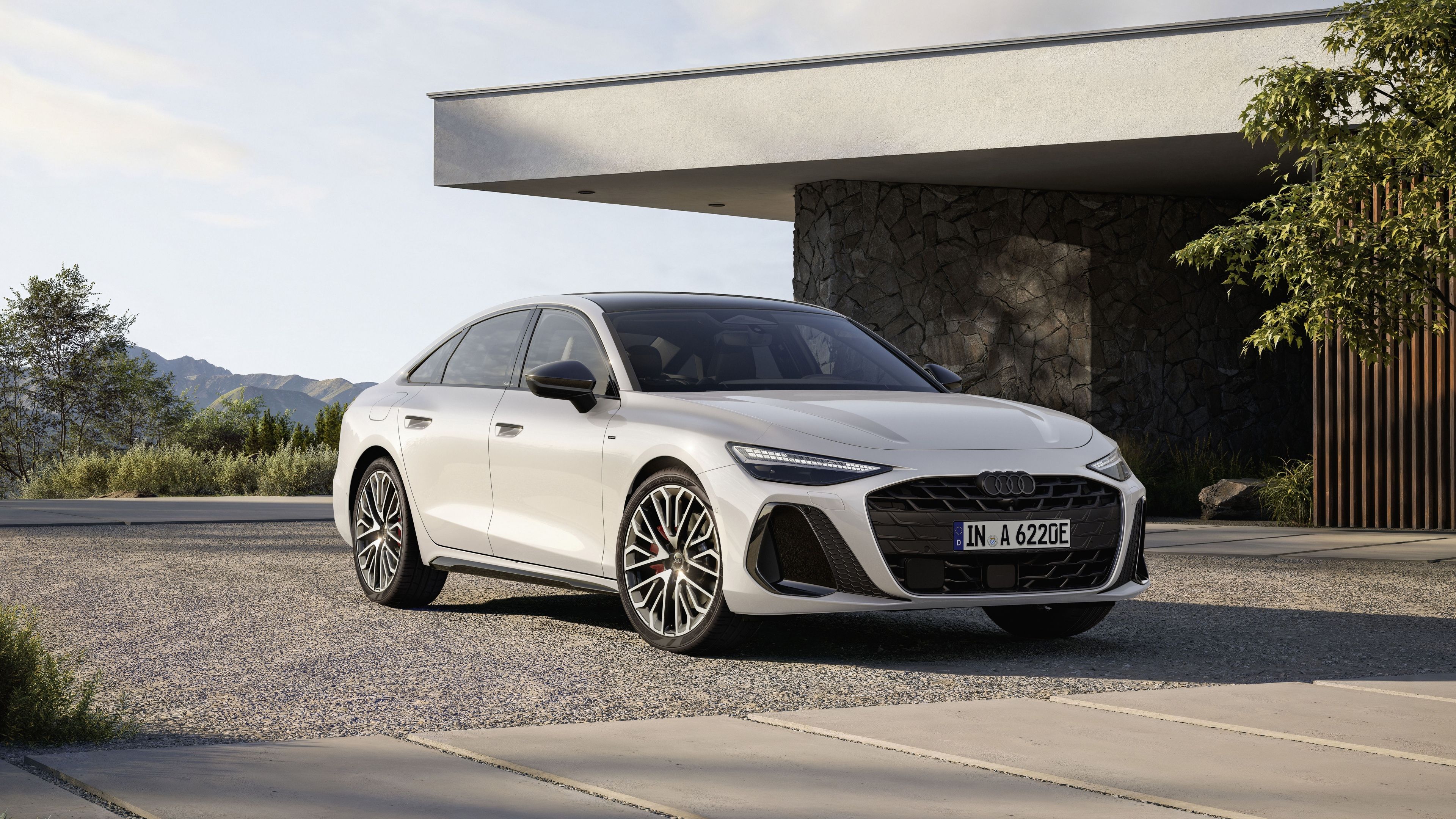 Audi A6 e-hybrid Quattro 2025 ultra HD 4K wallpaper