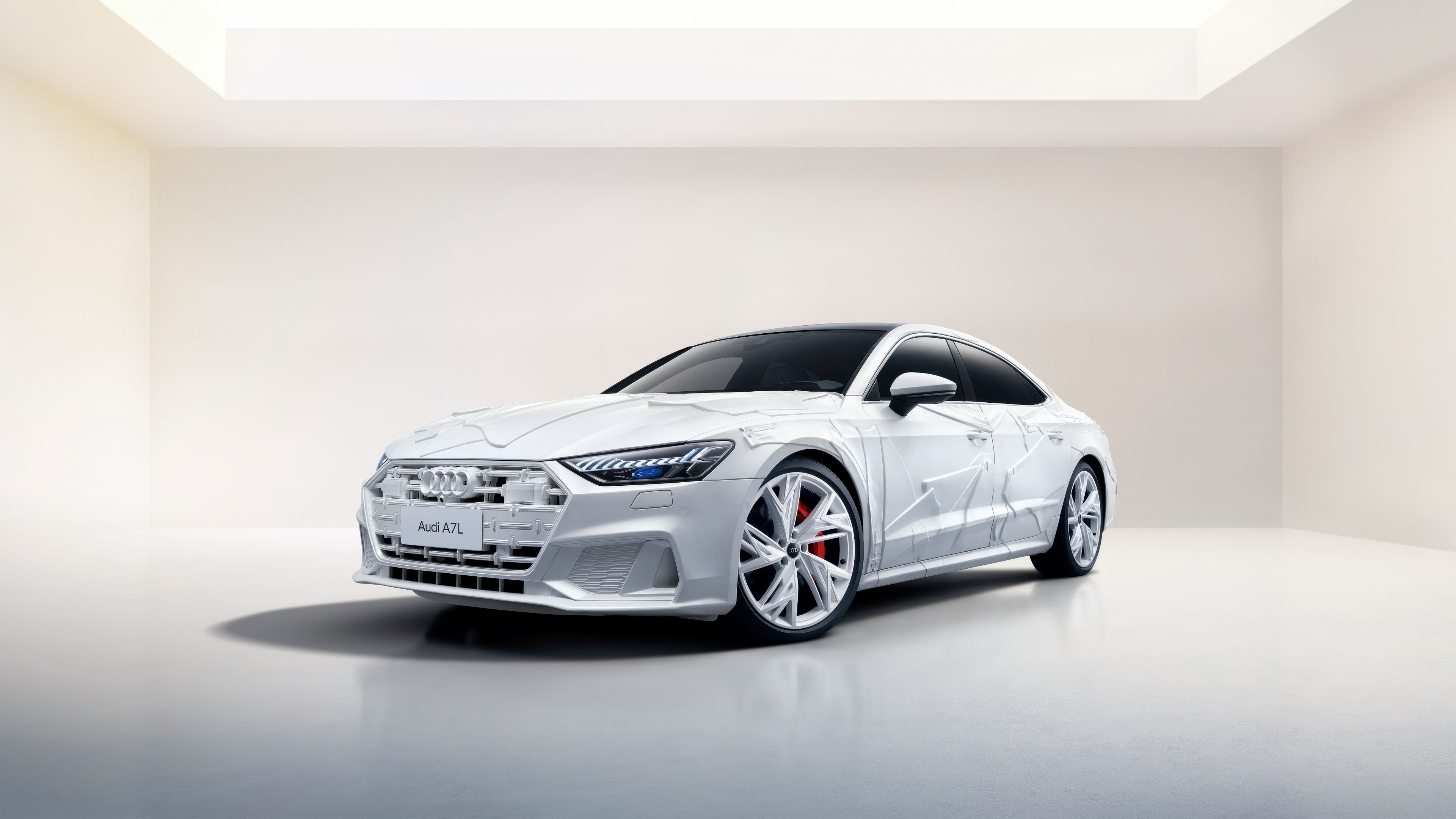Audi A7L 55 TFSI quattro 2025 ultra HD 4K wallpaper