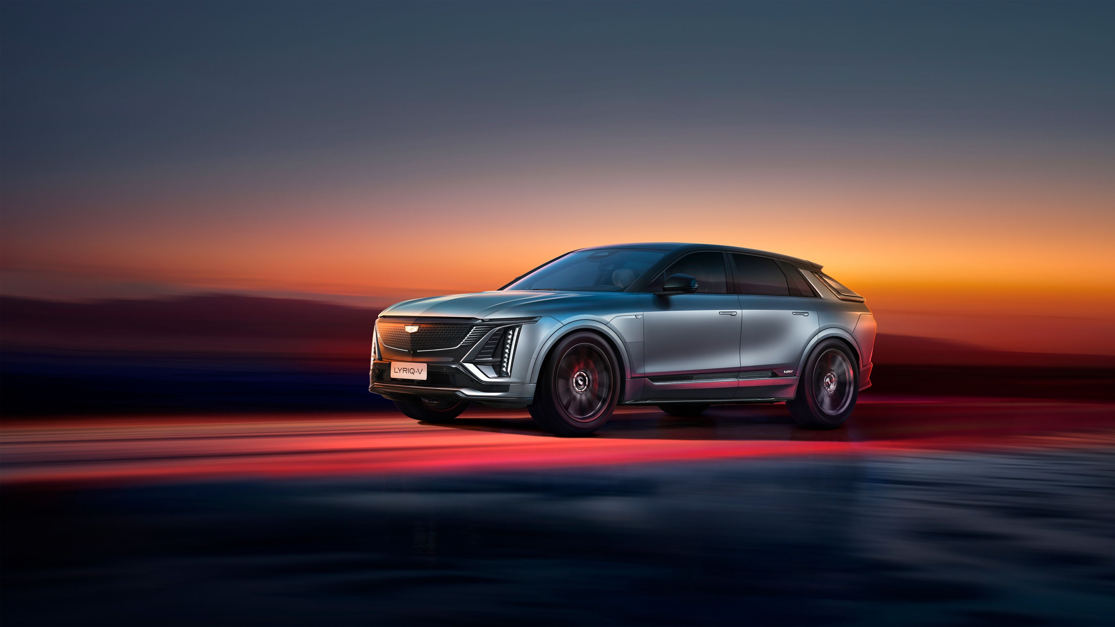 Cadillac Lyriq-V 2025 ultra HD 4K wallpaper
