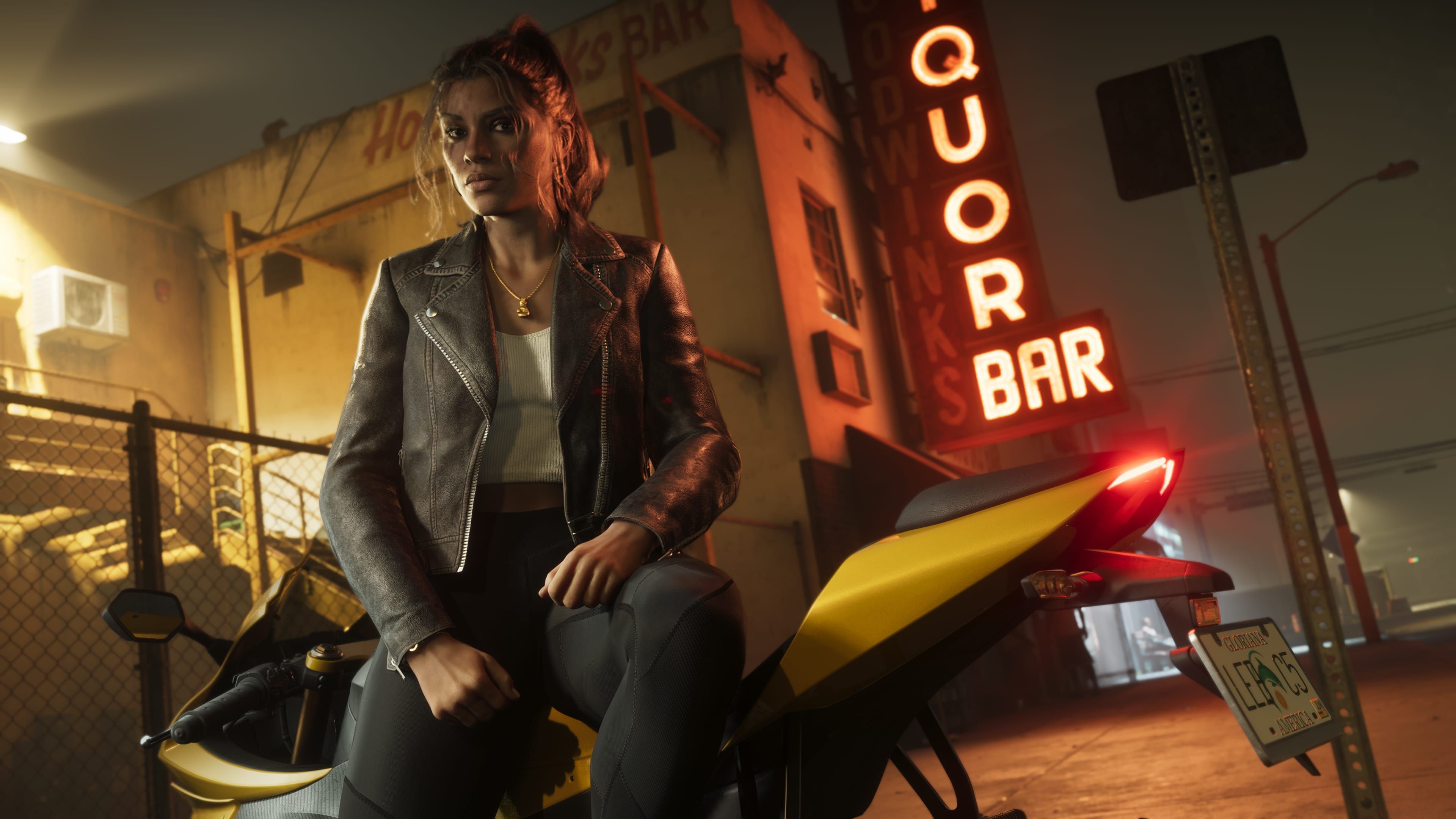 Lucia Caminos Night life ultra HD 4K wallpaper