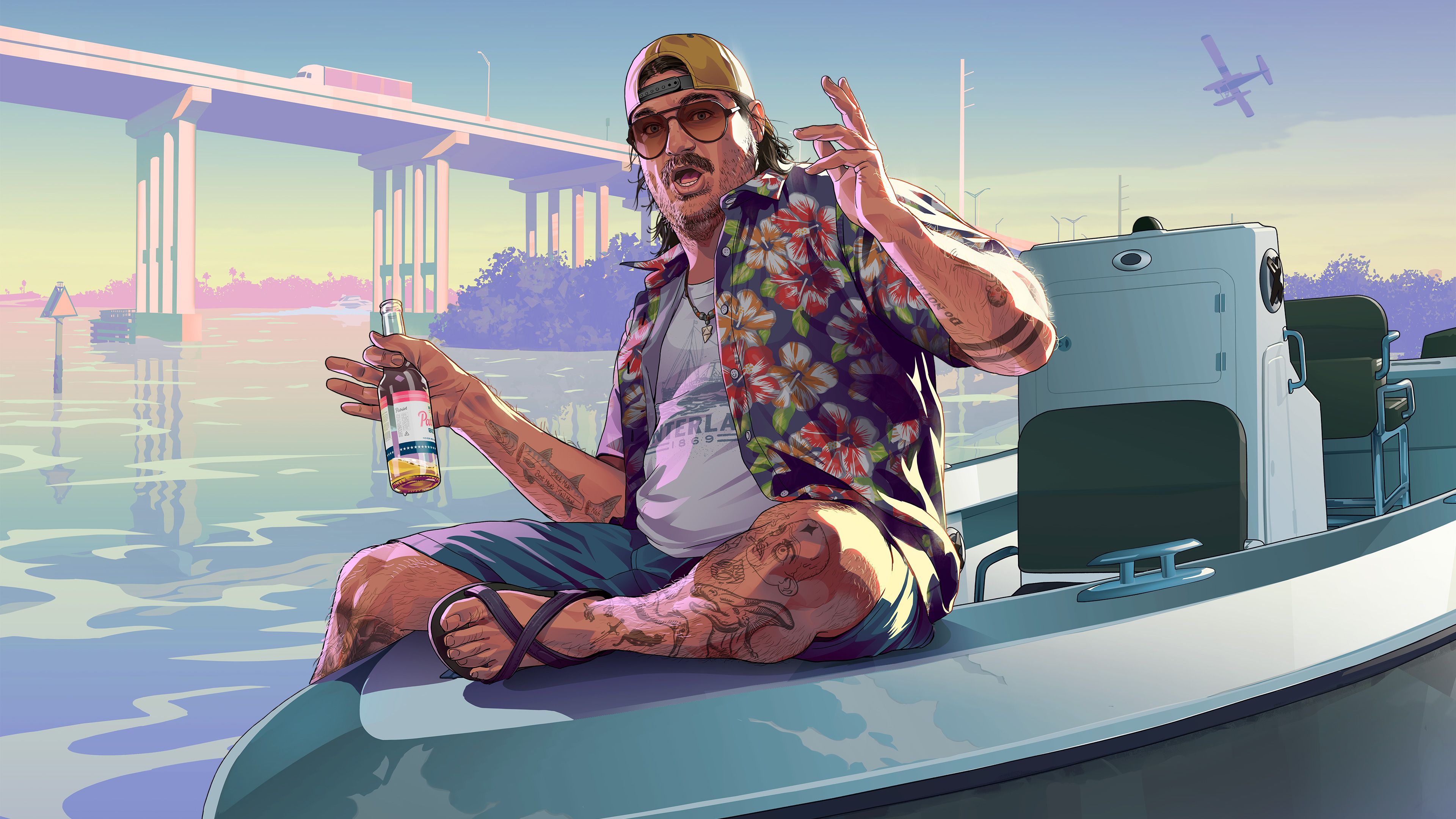Cal Hampton GTA 6 ultra HD 4K wallpaper