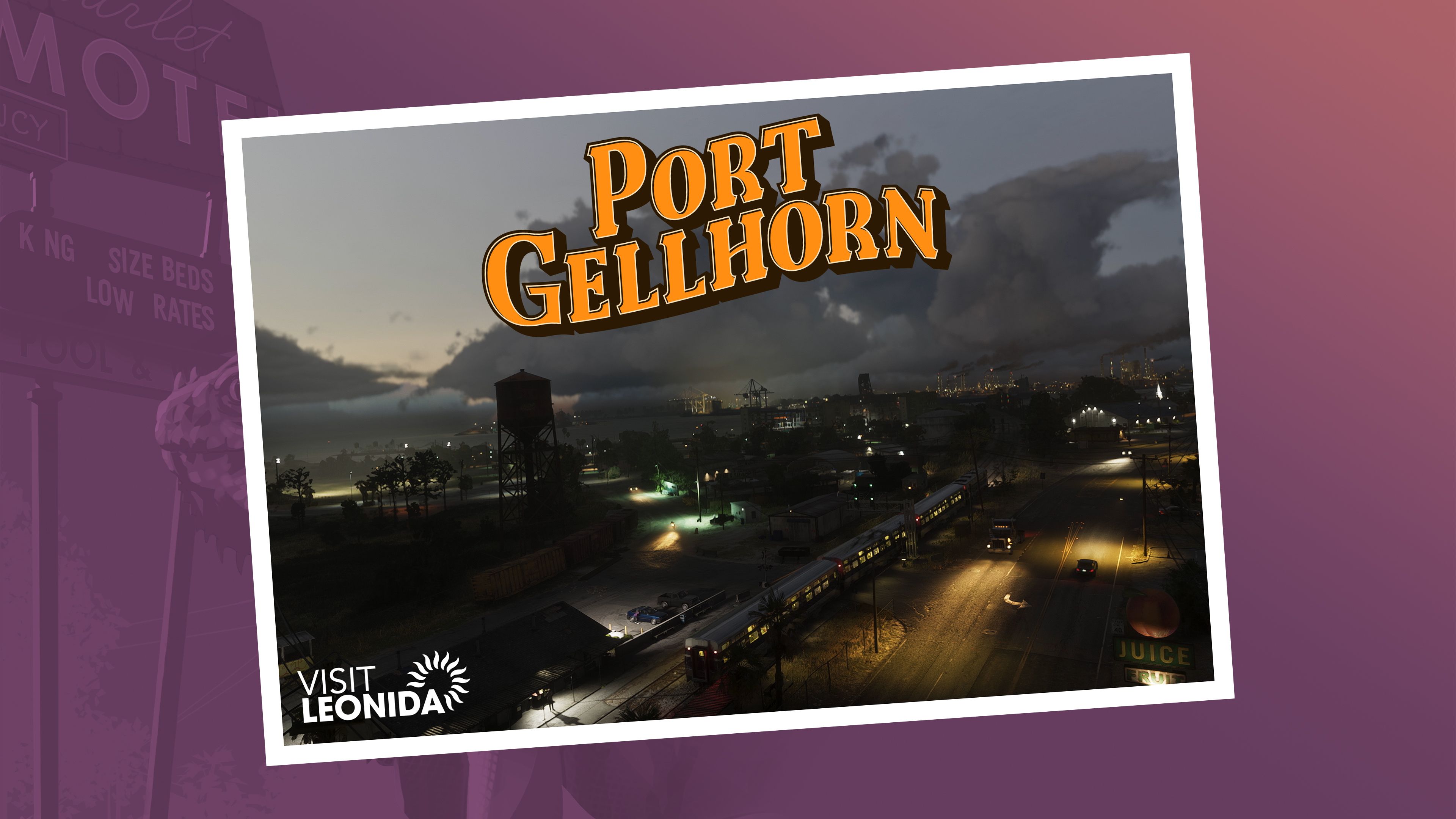 Port Gellhorn Postcard ultra HD 4K wallpaper