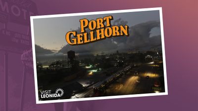 Port Gellhorn Postcard ultra HD 4K wallpaper