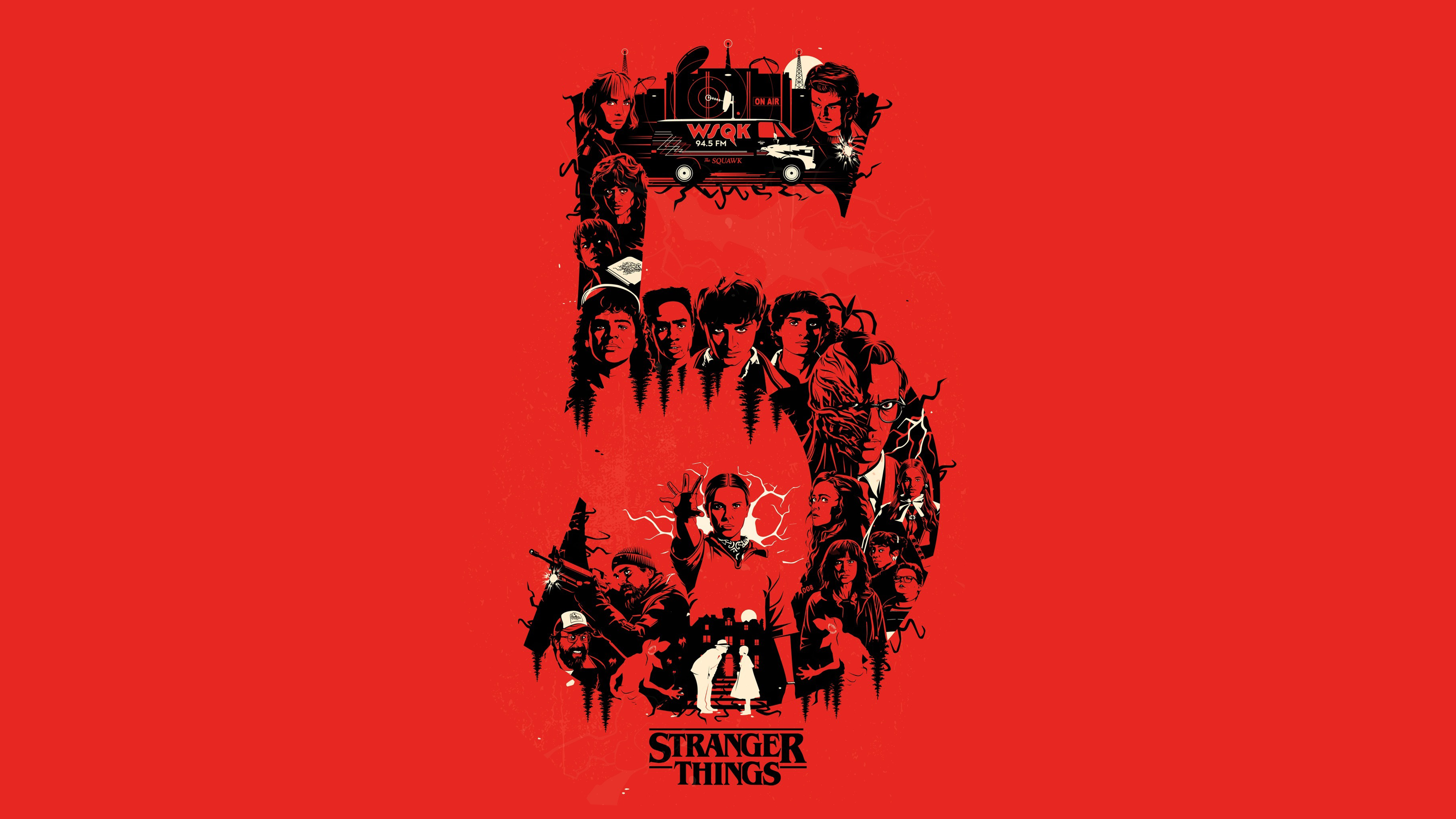 Stranger Things Season 5 Artwork ultra HD 4K wallpaper
