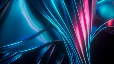 Futuristic Blue abstract ultra HD 4K wallpaper
