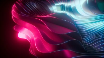 Pink light Blue abstract ultra HD 4K wallpaper