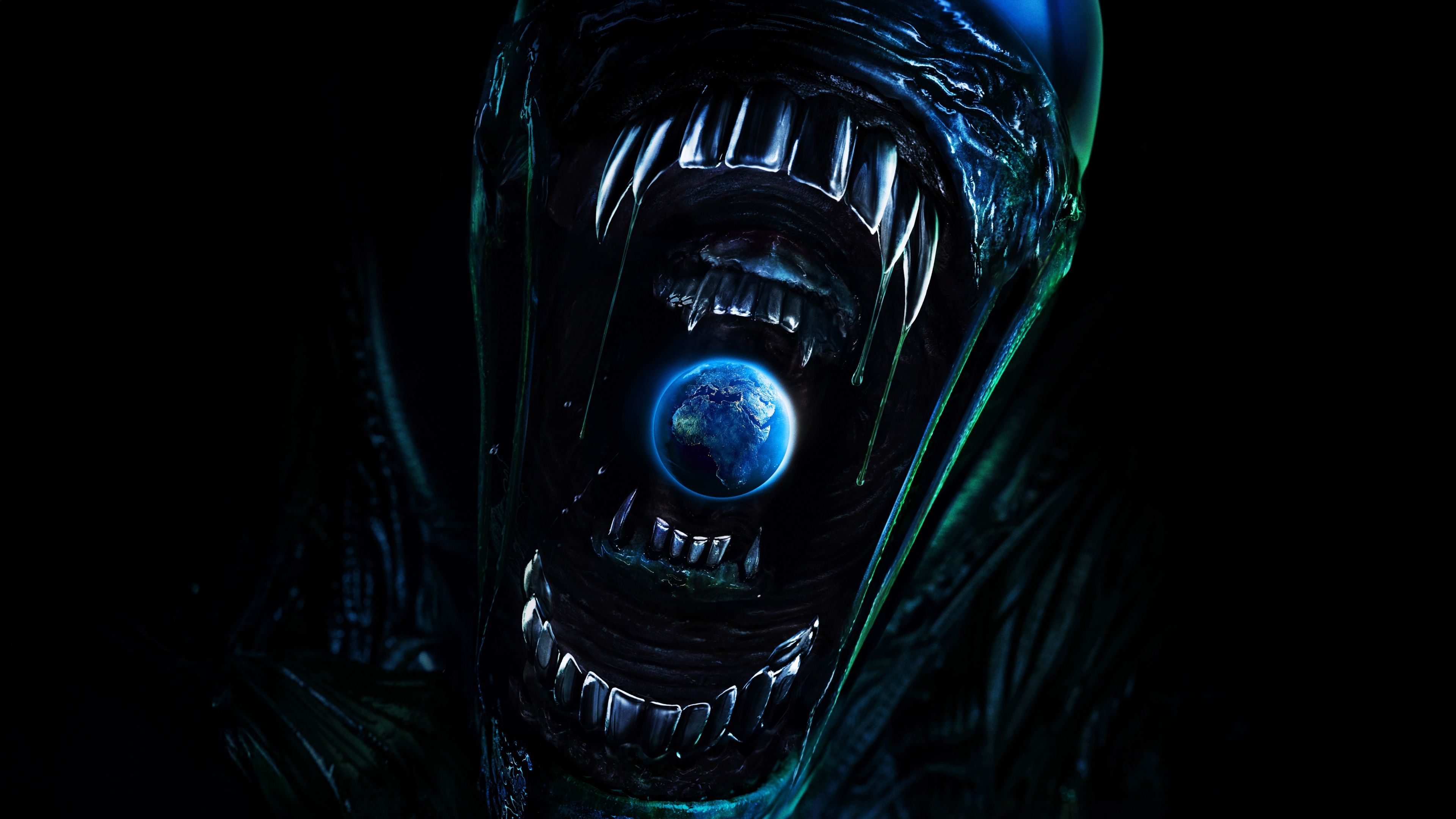 Alien: Earth Movie poster ultra HD 4K wallpaper