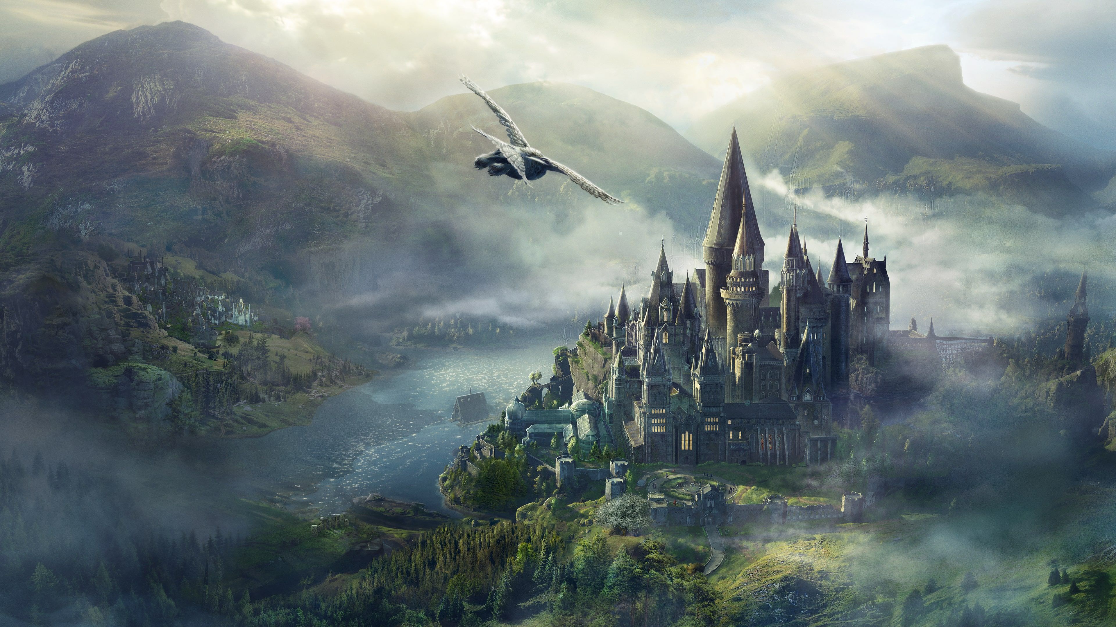 Hogwarts School of Witchcraft and Wizardry ultra HD 4K wallpaper