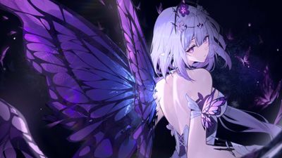 Castorice Purple aesthetic ultra HD 4K wallpaper