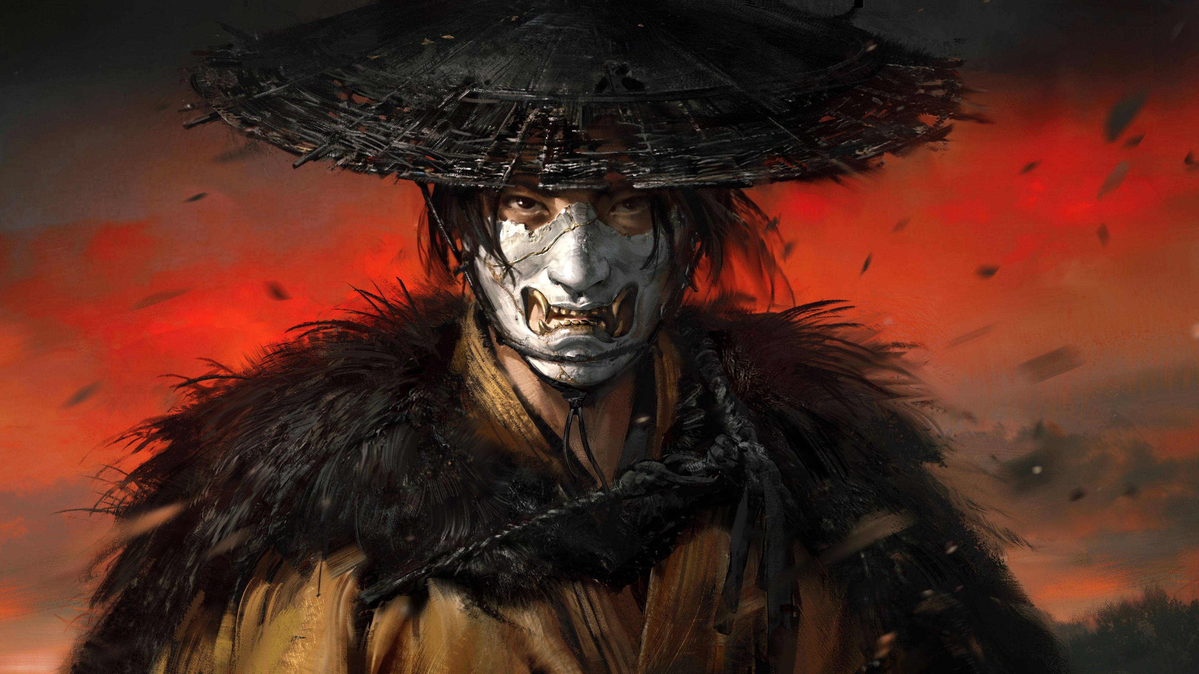 Atsu (Ghost of Yotei) Concept Art ultra HD 4K wallpaper