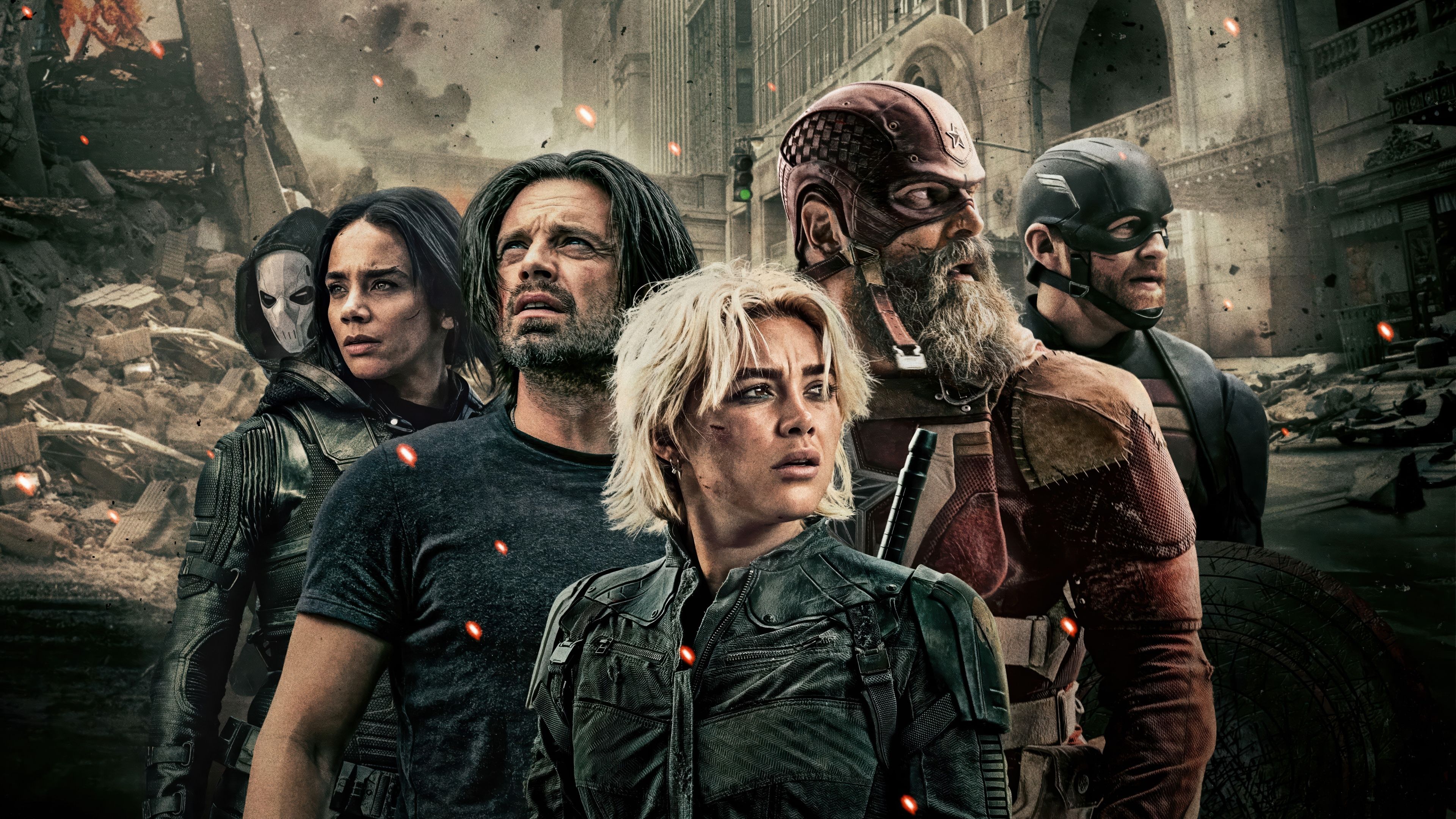 Thunderbolts Poster ultra HD 4K wallpaper
