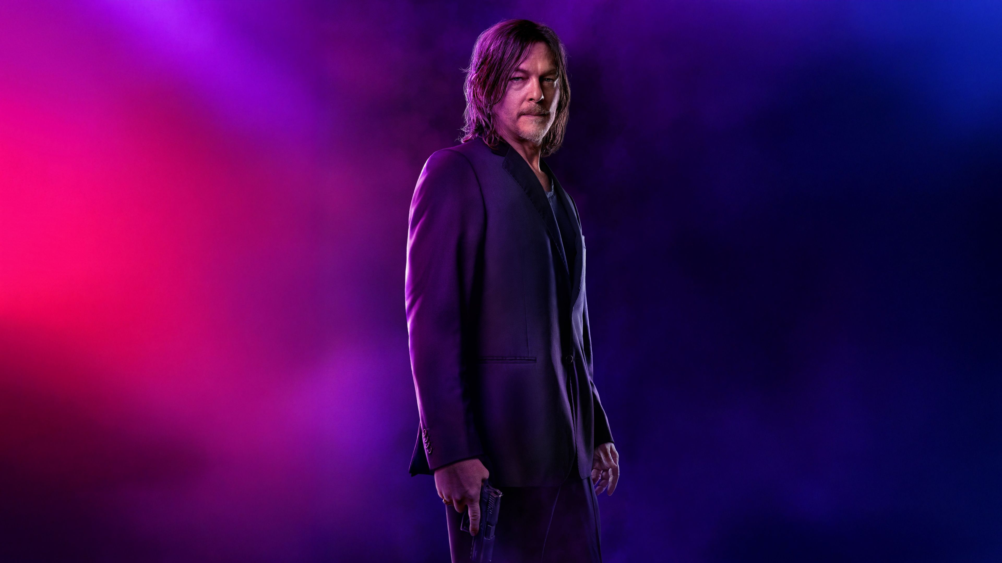 Norman Reedus Ballerina ultra HD 4K wallpaper