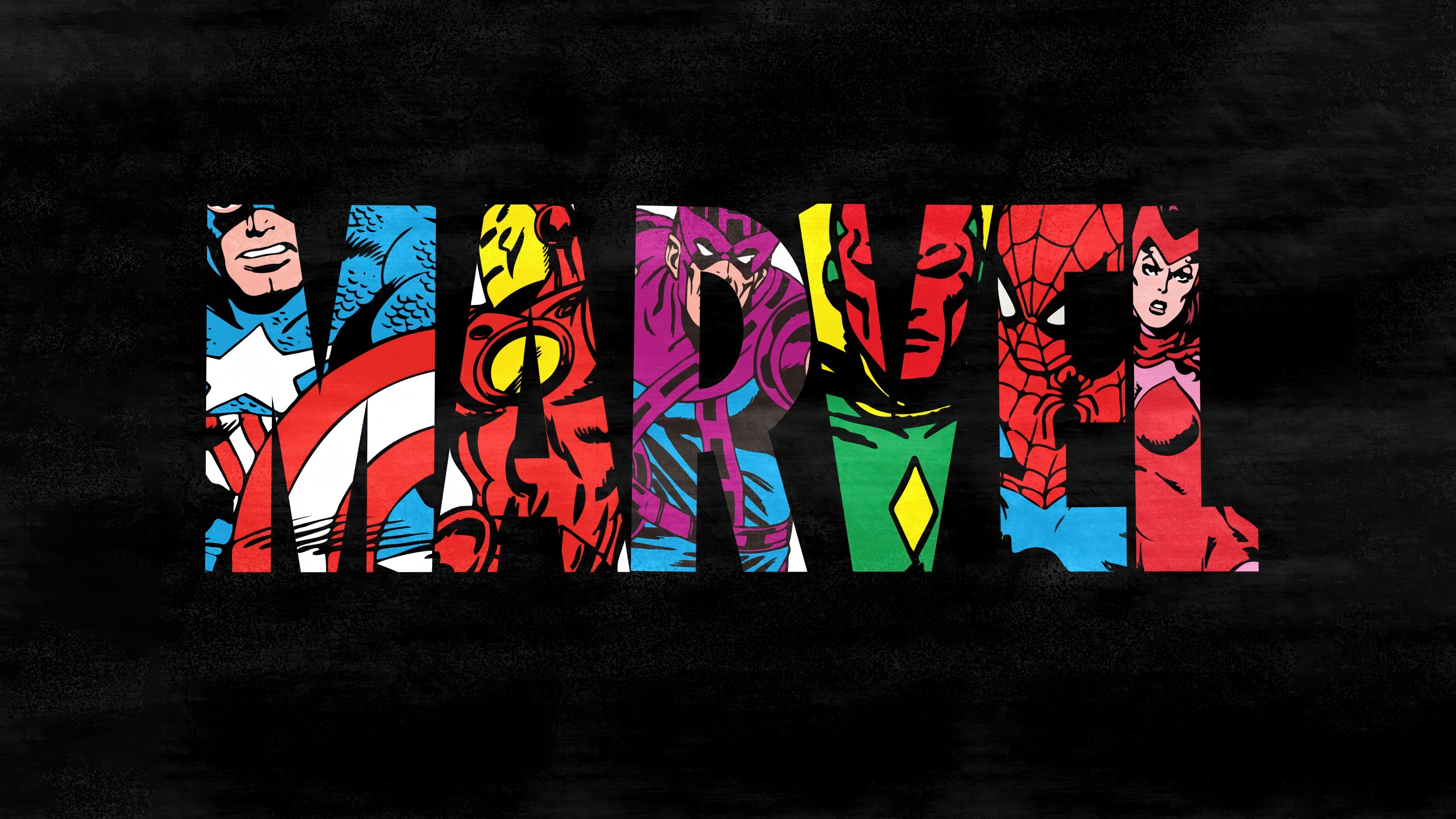 Marvel Logo ultra HD 4K wallpaper
