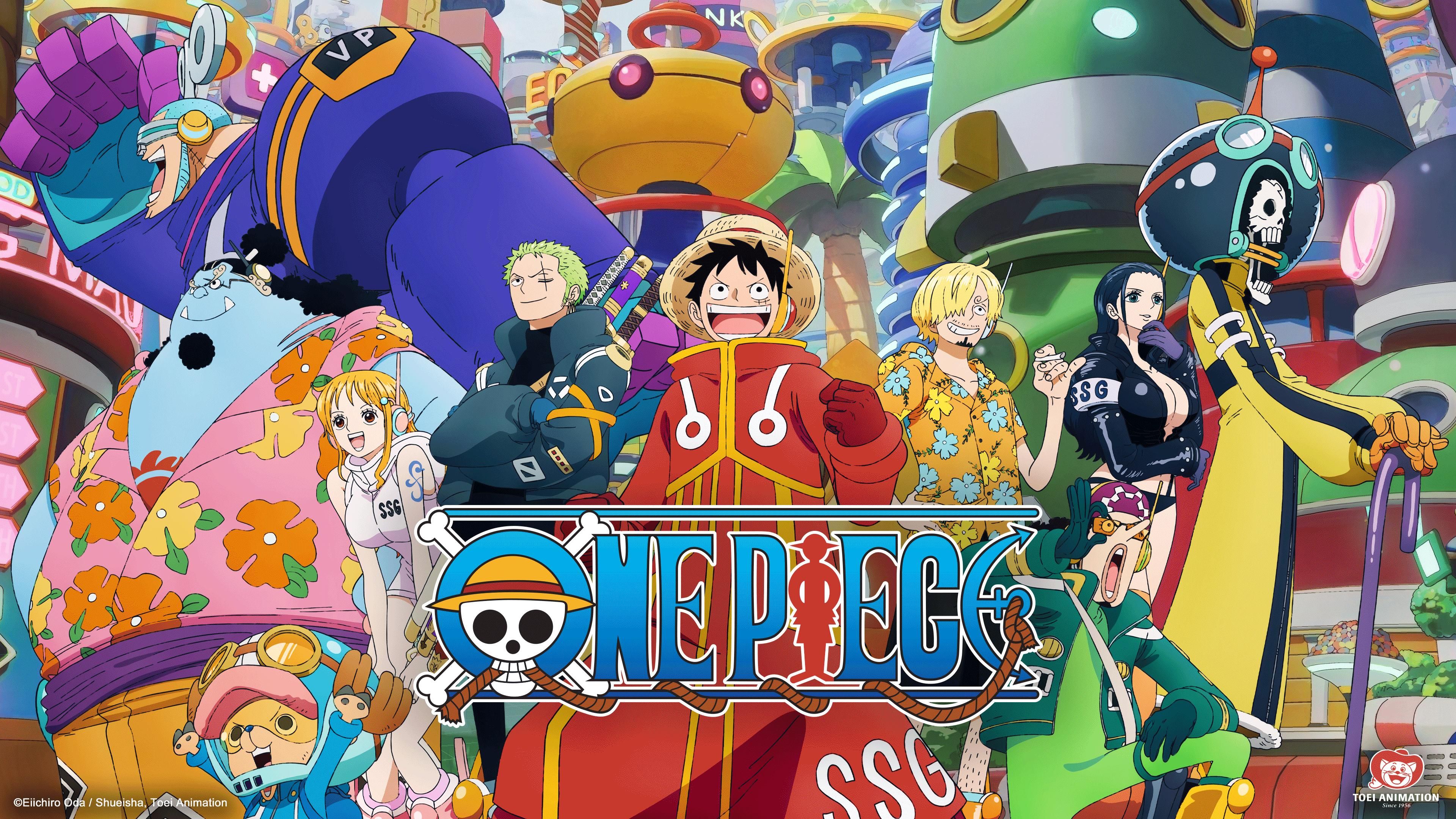 Egghead Arc One Piece ultra HD 4K wallpaper