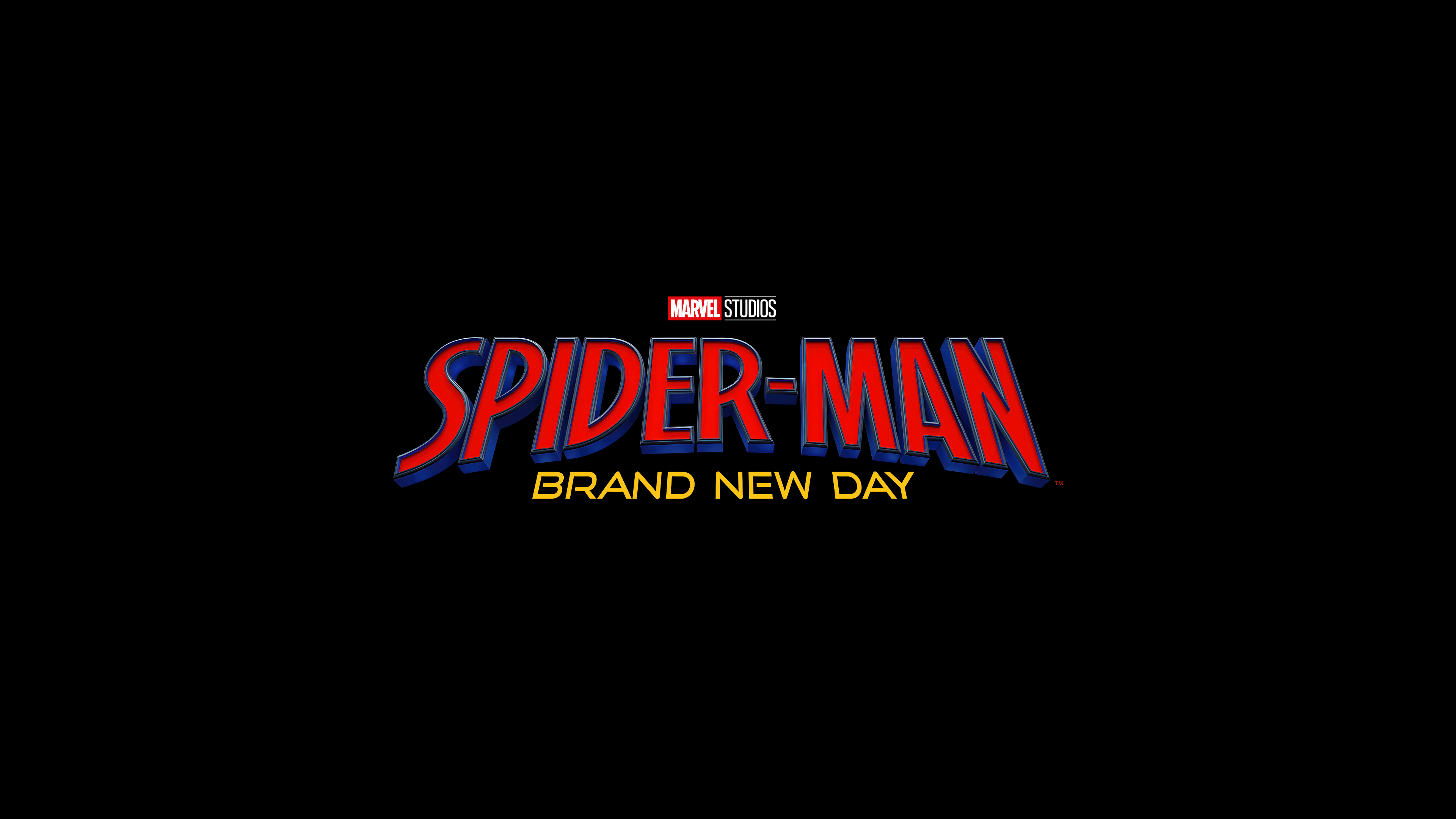 Spider-Man: Brand New Day Logo ultra HD 4K wallpaper