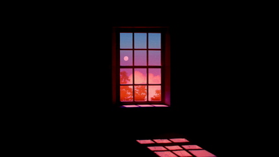 Moonlight Window ultra HD 4K wallpaper