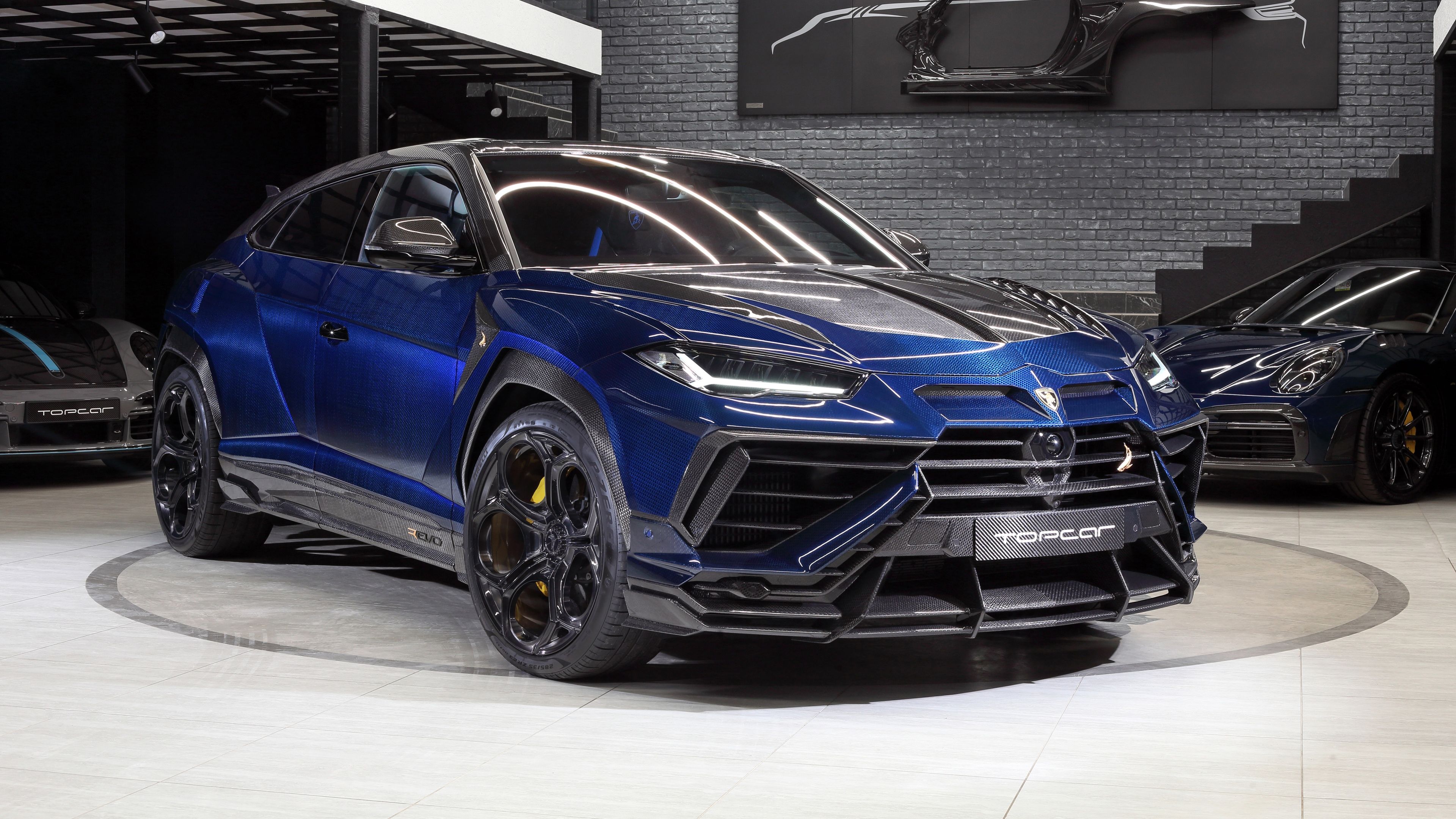 TopCar Lamborghini Urus REvo Stealth Edition ultra HD 4K wallpaper