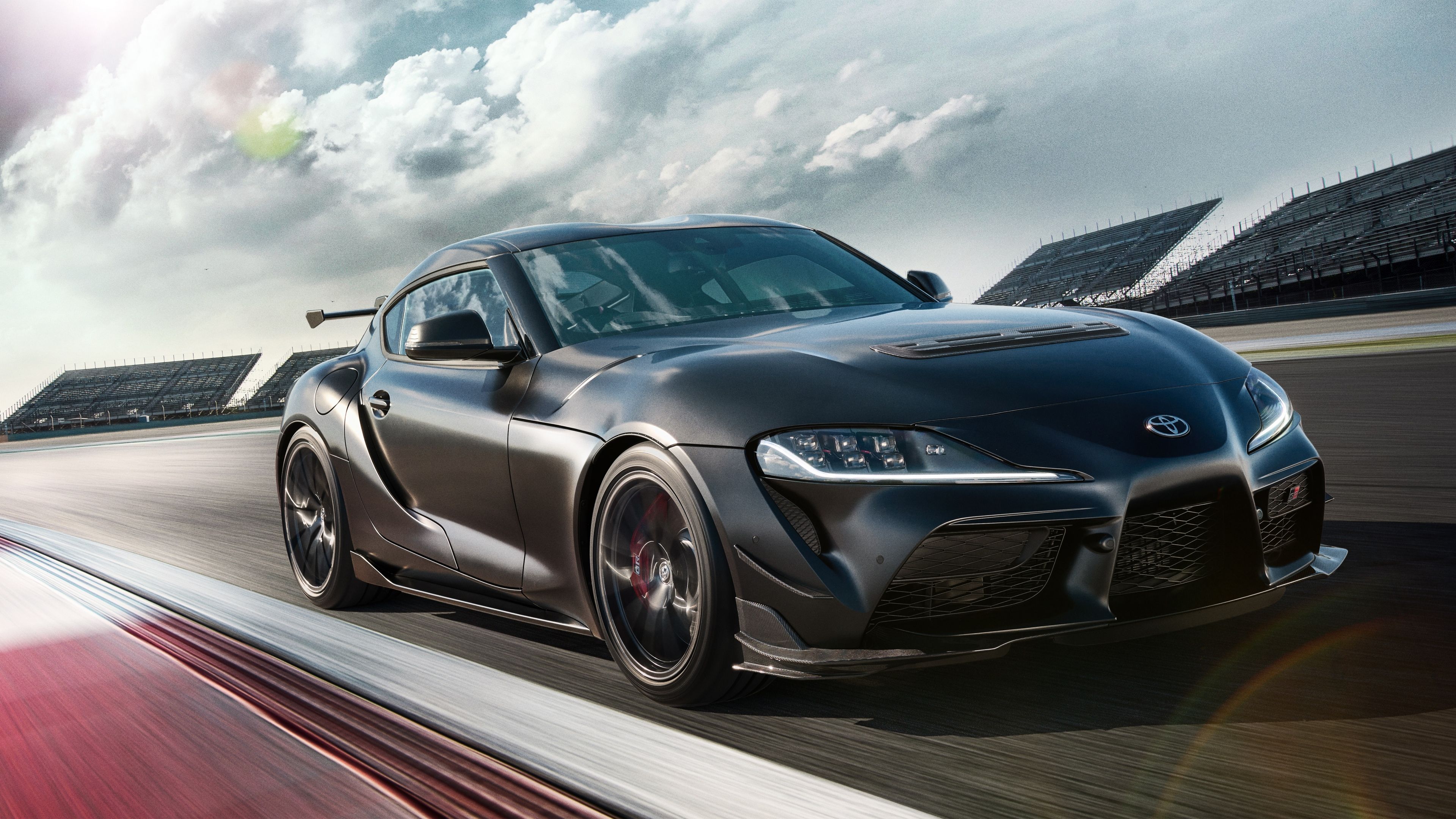 Toyota GR Supra A90 Race track ultra HD 4K wallpaper