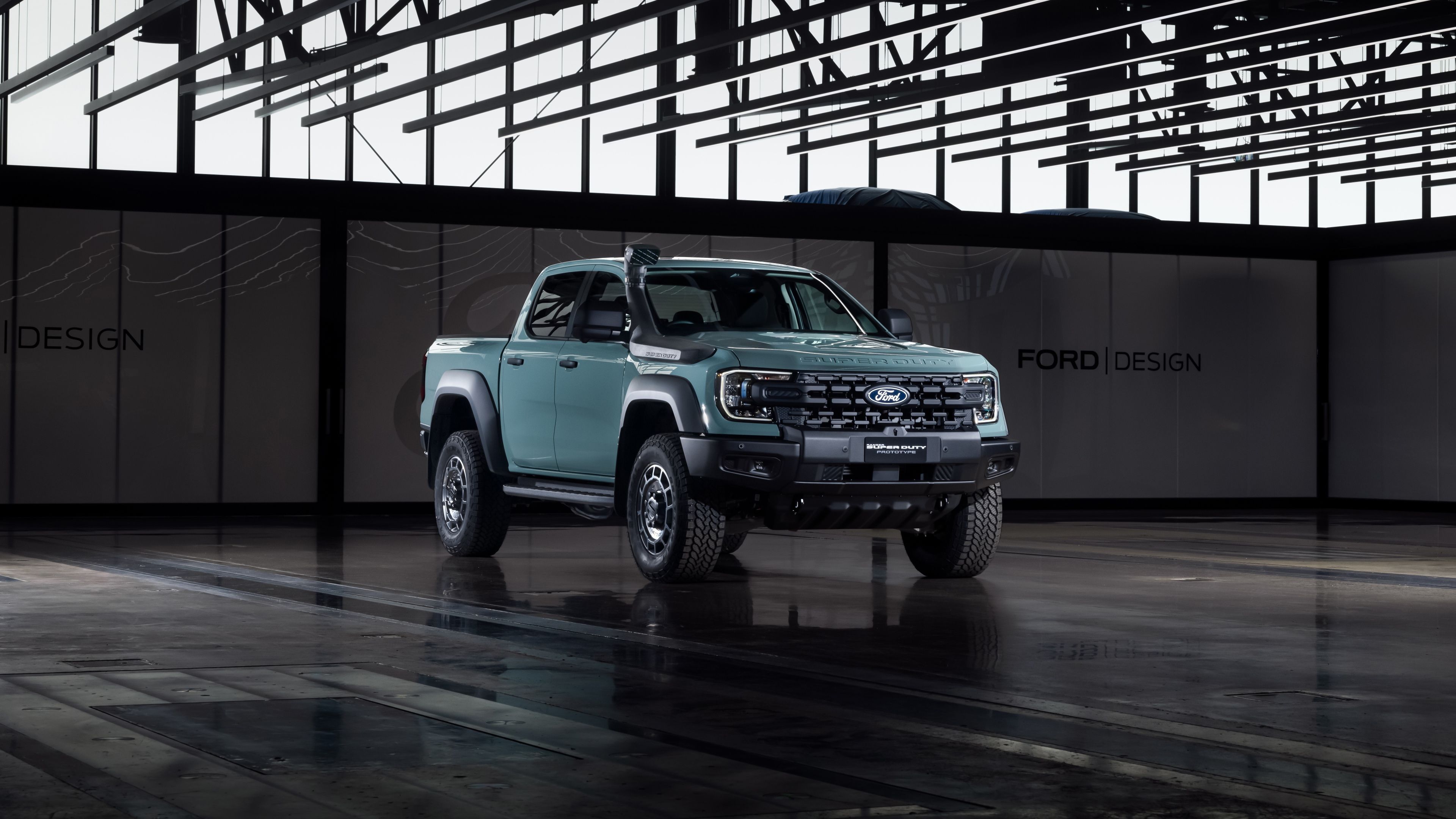 Ford Ranger Super Duty Double Cab 2025 ultra HD 4K wallpaper