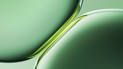 Green abstract 3D Render ultra HD 4K wallpaper