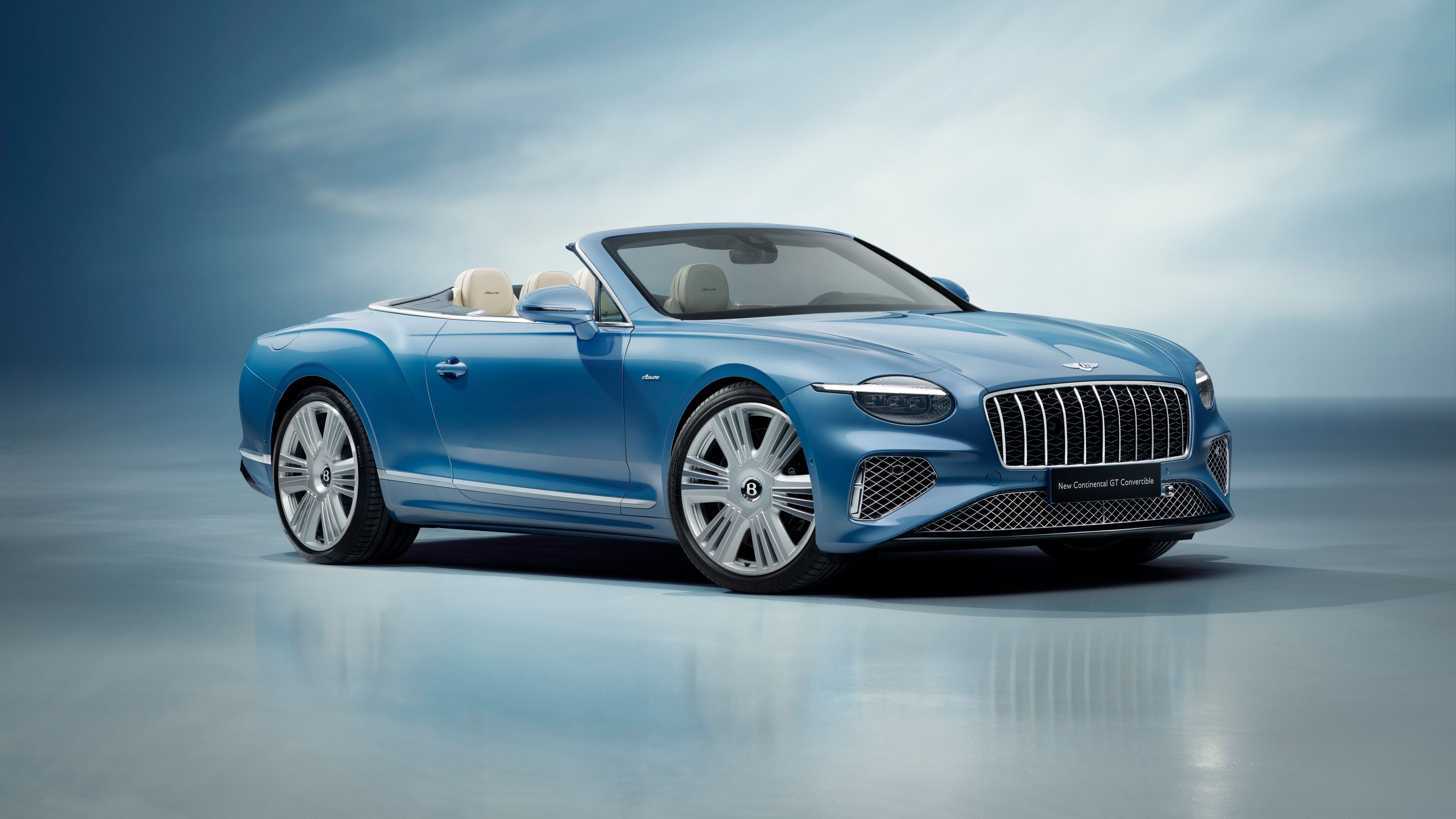 Bentley Continental GT Azure Convertible 2025 ultra HD 4K wallpaper