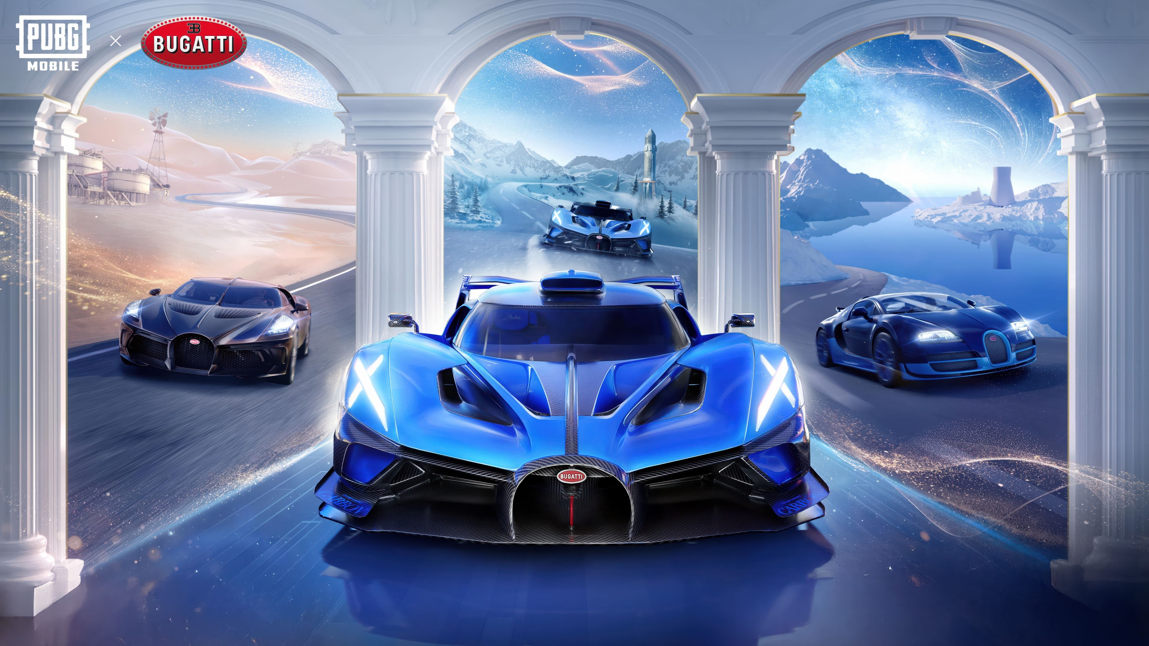 PUBG MOBILE x Bugatti 2025 ultra HD 4K wallpaper