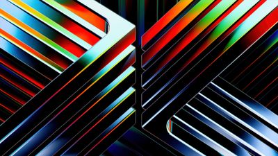 Vibrant Neon lines ultra HD 4K wallpaper