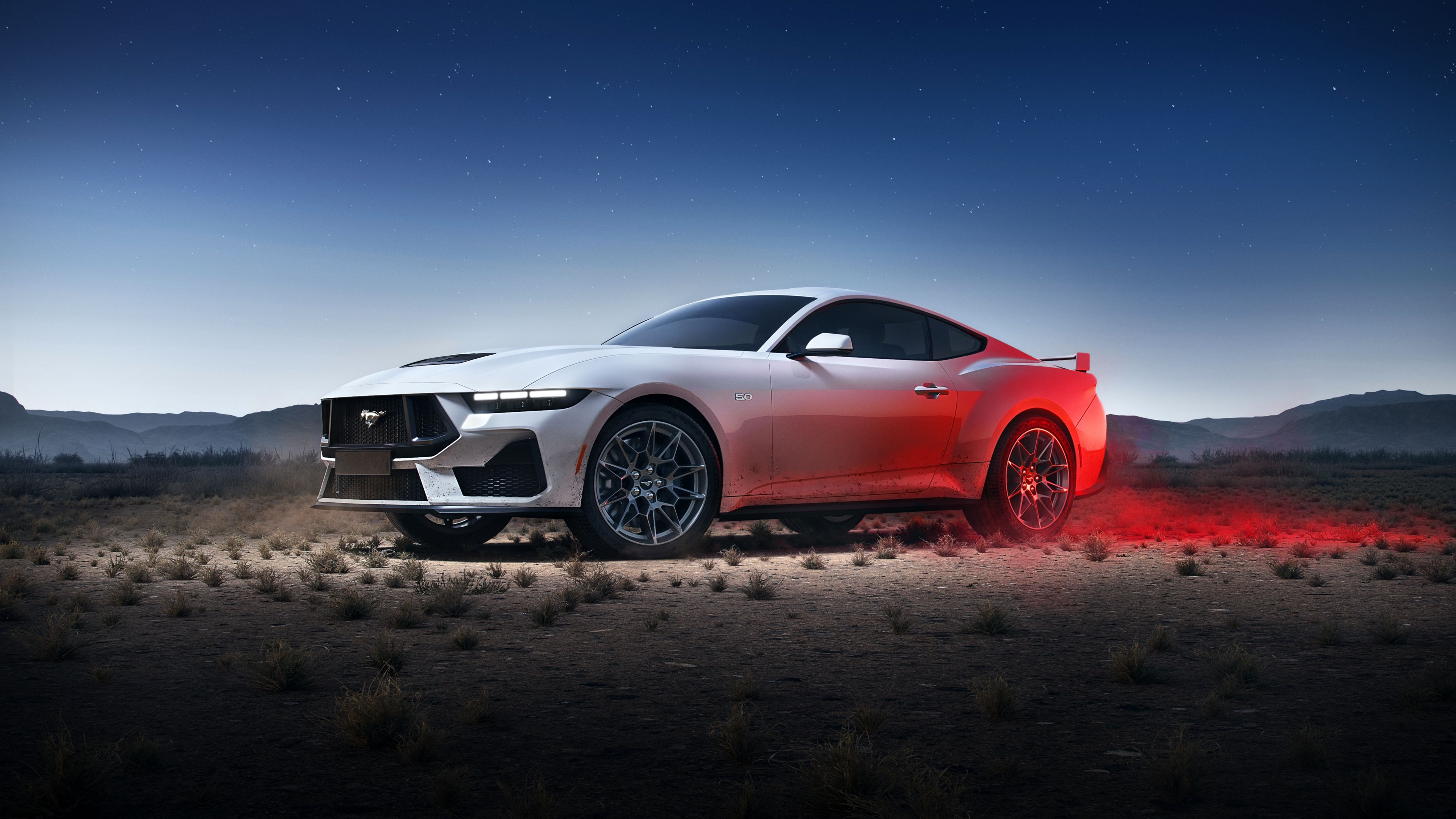 Ford Mustang GT Desert ultra HD 4K wallpaper